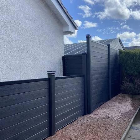 Composite fence perspective